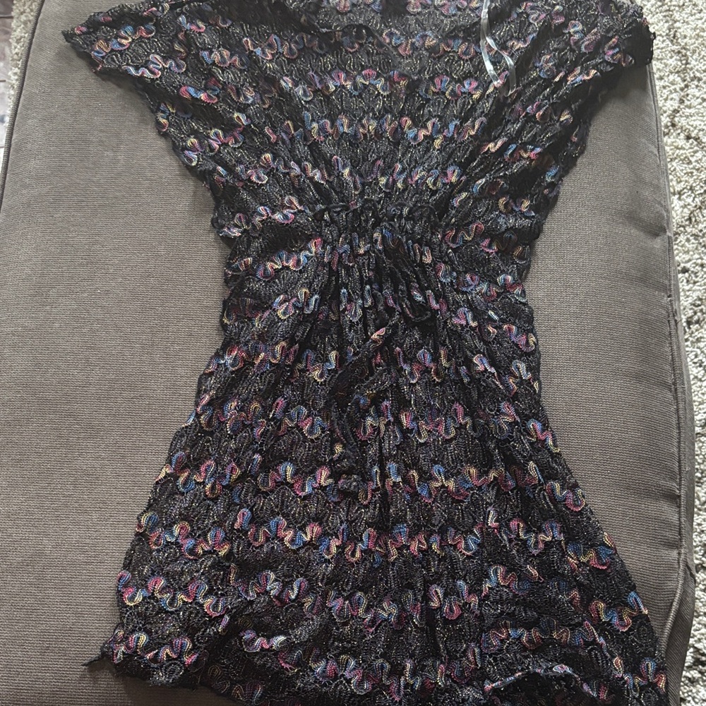 Colorful Patterned swim cover up